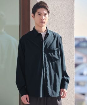 green label relaxing/ウォッシャブル トロ ジャストルーズ シャツ ―ストレッチ―/シャツ / ブラウス