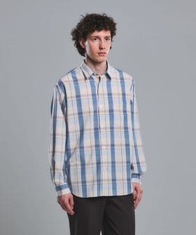 green label relaxing/ウォッシャブル トロ パターン ジャストルーズ シャツ ―ストレッチ―/シャツ / ブラウス