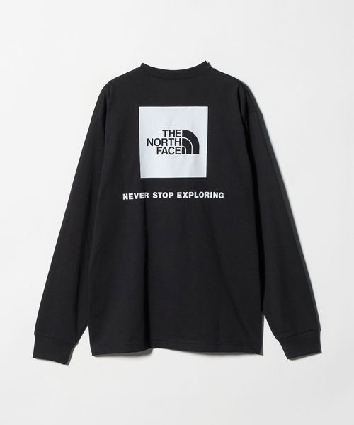 green label relaxing/＜THE NORTH FACE＞バック スクエアロゴ ロングスリーブ 長袖 Tシャツ/Tシャツ / カットソー