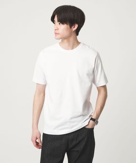 green label relaxing/LONG FIBER COTTON クリア クルーネック 半袖 Tシャツ/Tシャツ / カットソー