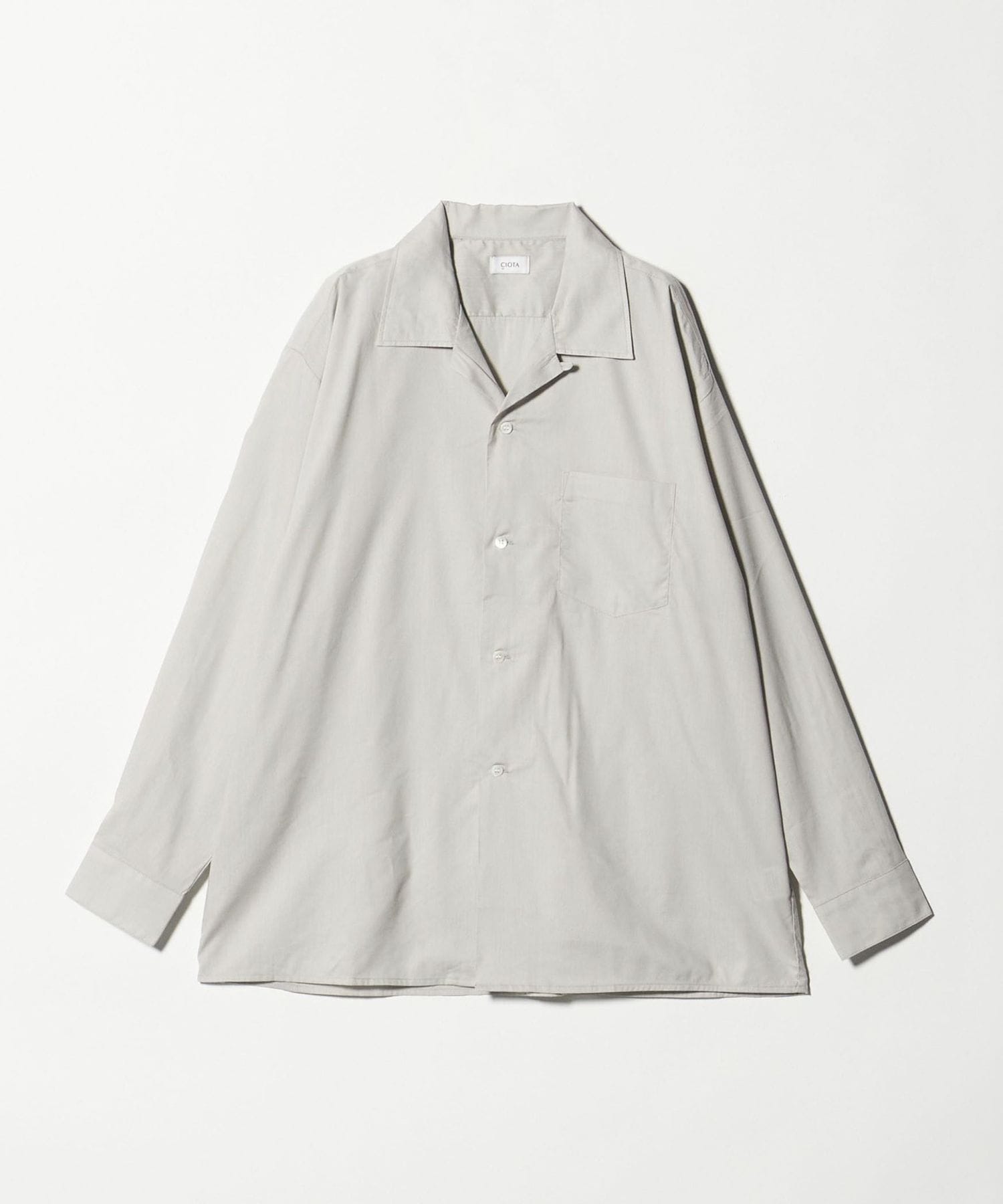 CIOTA＞オープンカラー シャツ