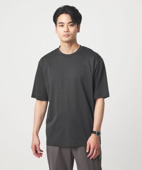 green label relaxing/オーガニックコットン ポンチ クルーネック Tシャツ ―接触冷感―/Tシャツ / カットソー