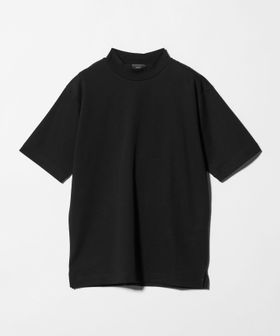 green label relaxing/オーガニックコットン ポンチ モックネック Tシャツ ―接触冷感―/Tシャツ / カットソー