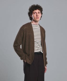 green label relaxing/リネン アゼ イージーカーディガン/カーディガン / ボレロ