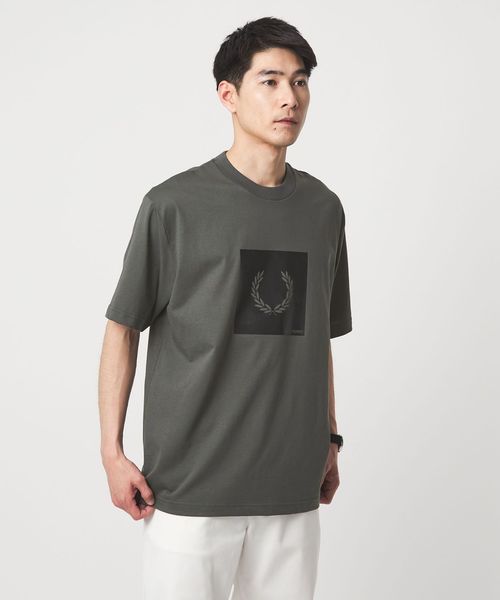 FRED PERRY/【国内EXCLUSIVE】＜FRED PERRY＞ボックス ロゴ Tシャツ/Tシャツ / カットソー