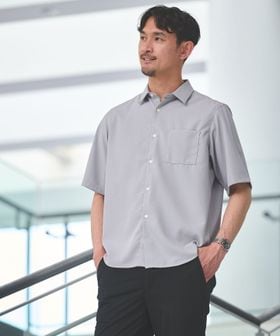 green label relaxing/【WEB限定】JUST fit ソフト ドレープ 半袖 シャツ/シャツ / ブラウス