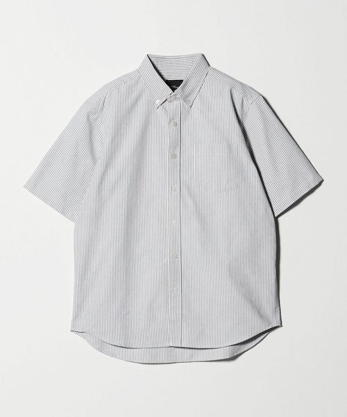 green label relaxing/【WEB限定】JUST fit オックスフォード ボタンダウン 半袖 シャツ/シャツ / ブラウス