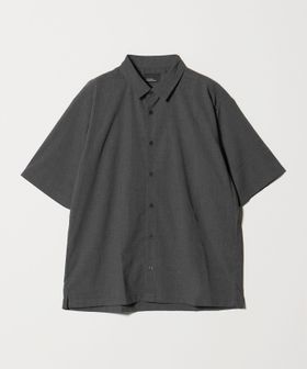 green label relaxing/【WEB限定】JUST fit ウールライク ボックス シルエット 半袖 シャツ/シャツ / ブラウス