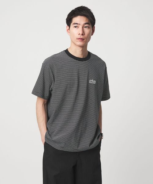 green label relaxing/＜Manhattan Portage＞ ロゴ ボーダー Tシャツ/Tシャツ / カットソー