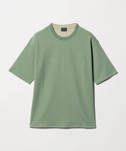 green label relaxing/ダブルフェイス クルーネック 半袖 Tシャツ カットソー ―吸水速乾・抗菌―/Tシャツ / カットソー