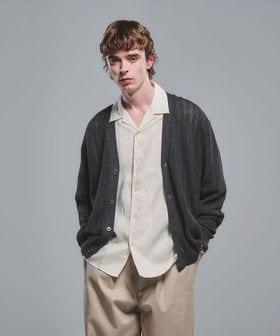 green label relaxing/ミックス メランジ メッシュ カーディガン/カーディガン / ボレロ