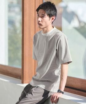 green label relaxing/ポンチ ボーダー クルーネック 半袖 Tシャツ カットソー/Tシャツ / カットソー