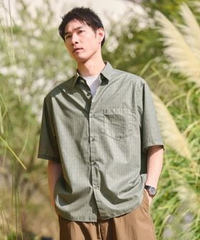 green label relaxing/ALFONS MUCHA ジャストルーズ 半袖 シャツ/シャツ / ブラウス