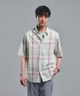 green label relaxing/トーマスメイソン ジャストルーズ チェック柄 半袖 シャツ/シャツ / ブラウス
