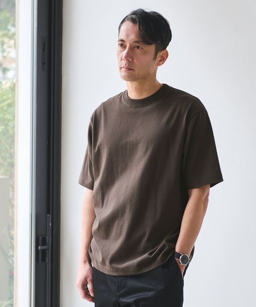 green label relaxing/【WEB限定】ファンクショナル ヘビーウェイト クルーネック 半袖 Tシャツ カットソー ―抗菌―/Tシャツ / カットソー