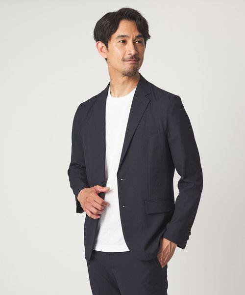 green label relaxing/JUST fit エアリーカルゼ ナロー セットアップ―2WAYストレッチ・吸水速乾―/スーツ / セットアップ