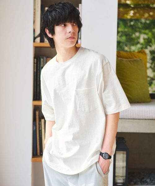 green label relaxing/ヴィンテージライク ヘビーウェイト ドローストリング 半袖 Tシャツ カットソー/Tシャツ / カットソー