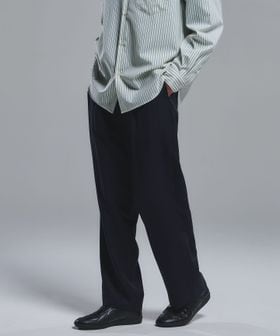 green label relaxing/FINE BASIC トリアセテート ウール  2P ワイド スラックス パンツ W4 /スラックス