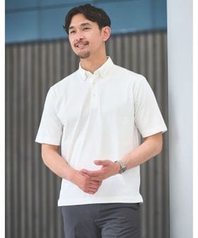 green label relaxing/【WEB限定】JUST fit デイリー ドライ ボタンダウン 半袖 ポロシャツ ―吸水速乾・抗菌―/ポロシャツ
