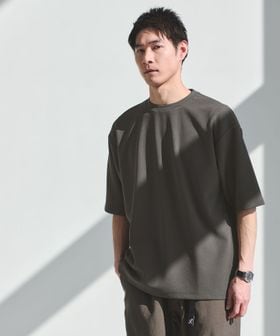 green label relaxing/アムンゼン ツイル クルーネック 半袖 Tシャツ カットソー ―吸水速乾・UVカット・抗菌―/Tシャツ / カットソー