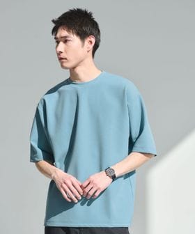 green label relaxing/アムンゼン ツイル クルーネック 半袖 Tシャツ カットソー ―吸水速乾・UVカット・抗菌―/Tシャツ / カットソー