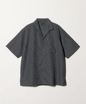green label relaxing/リネンライク ジャガード オープンカラー 半袖 シャツ/シャツ / ブラウス