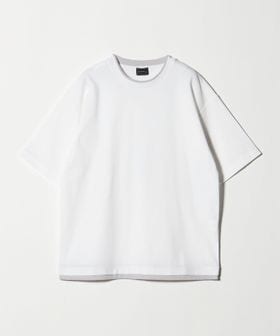 green label relaxing/ピケ フェイクレイヤード クルーネック 半袖 Ｔシャツ/Tシャツ / カットソー
