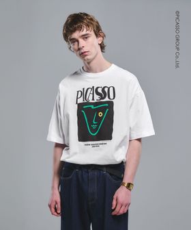 green label relaxing/【別注】＜PABLO PICASSO＞インスパイアアート プリント 半袖 Tシャツ カットソー/Tシャツ / カットソー