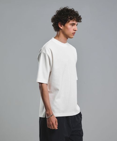 green label relaxing/GIZA ハニカム クルーネック 半袖 Tシャツ/Tシャツ / カットソー