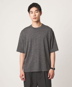green label relaxing/FINE BASIC ハシゴ Super100’s ウール 半袖 Tシャツ/Tシャツ / カットソー