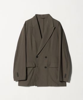 green label relaxing/TR 和紙 ダブルブレスト ブレザー ジャケット/セットアップ ジャケット