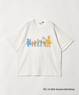 URBAMENT/【別注】＜URBAMENT＞「セサミストリート」半袖 Tシャツ/Tシャツ / カットソー