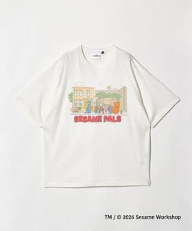 URBAMENT/【別注】＜URBAMENT＞「セサミストリート」半袖 Tシャツ/Tシャツ / カットソー