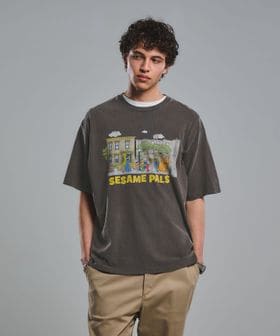 URBAMENT/【別注】＜URBAMENT＞「セサミストリート」半袖 Tシャツ/Tシャツ / カットソー