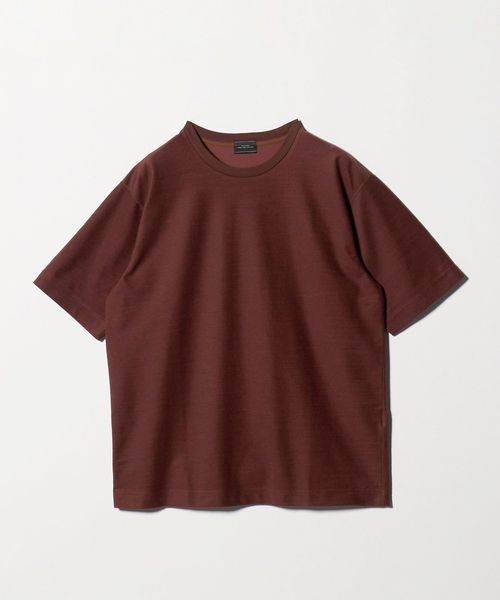 green label relaxing/ポリエステル ウール ツイル インレー 半袖 Tシャツ カットソー/Tシャツ / カットソー
