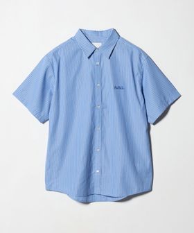 A.P.C./＜A.P.C.＞PAUL ストライプ 半袖 シャツ/シャツ / ブラウス