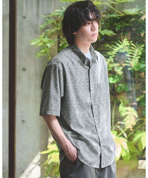 green label relaxing/William Morris ジャストルーズ 半袖 シャツ/シャツ / ブラウス