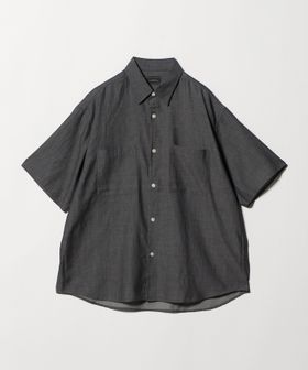 green label relaxing/2.25オンス デニム レギュラーカラー 半袖 シャツ/シャツ / ブラウス