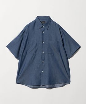 green label relaxing/2.25オンス デニム レギュラーカラー 半袖 シャツ/シャツ / ブラウス