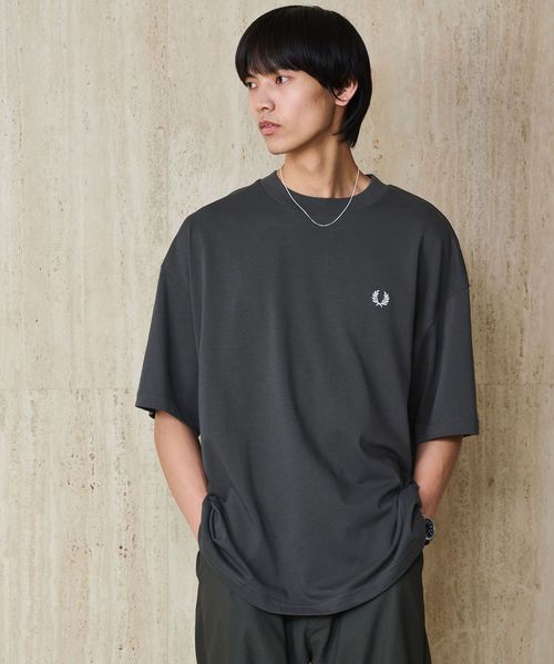 FRED PERRY/＜FRED PERRY＞バックプリント ローレル リース 半袖 Tシャツ カットソー/Tシャツ / カットソー