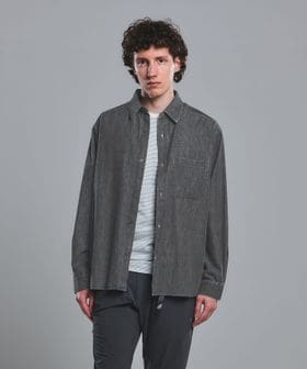 green label relaxing/フェード デニム マイン レギュラーカラー シャツ/シャツ / ブラウス