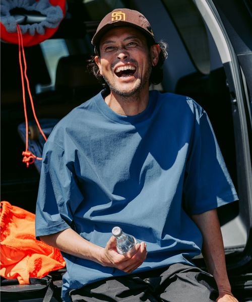 green label relaxing/WONDER CLOTH クルーネック 半袖 Tシャツ ―ストレッチ・接触冷感・吸水速乾―/Tシャツ / カットソー