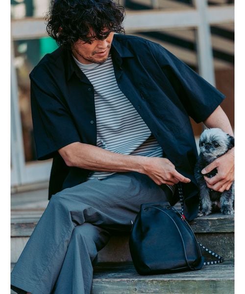 green label relaxing/WONDER CLOTH ジャストルーズ レギュラーカラー 半袖 シャツ ―ストレッチ・接触冷感・吸水速乾―/シャツ / ブラウス