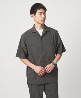 green label relaxing/WONDER CLOTH オープンカラー 3ポケット 半袖シャツ ―ストレッチ・接触冷感・吸水速乾―/シャツ / ブラウス