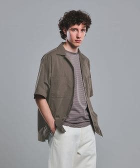 green label relaxing/WONDER CLOTH オープンカラー 3ポケット 半袖シャツ ―ストレッチ・接触冷感・吸水速乾―/シャツ / ブラウス