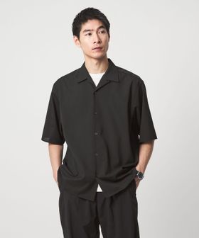 green label relaxing/ウォッシャブルトロ オープンカラー シャツ ―ストレッチ―/シャツ / ブラウス