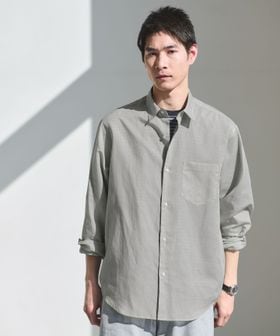 green label relaxing/ラミー ミックス ジャストルーズ 長袖 シャツ/シャツ / ブラウス