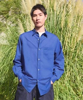 green label relaxing/ラミー ミックス ジャストルーズ 長袖 シャツ/シャツ / ブラウス