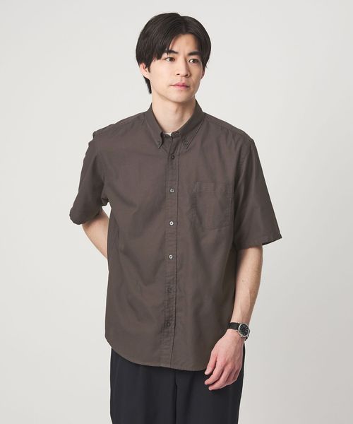 green label relaxing/サッカー ドビー ボタンダウン 半袖 ポロシャツ/シャツ / ブラウス