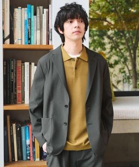 green label relaxing/Dot Air リラックス ジャケット ―ストレッチ―/セットアップ ジャケット